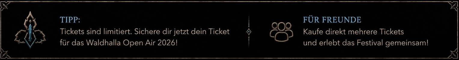 Tickets Hinweis